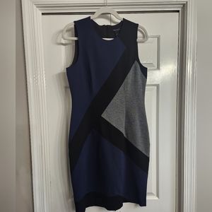 Colorblocked Sheath Dress